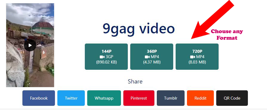 download 9gag video in any formate 