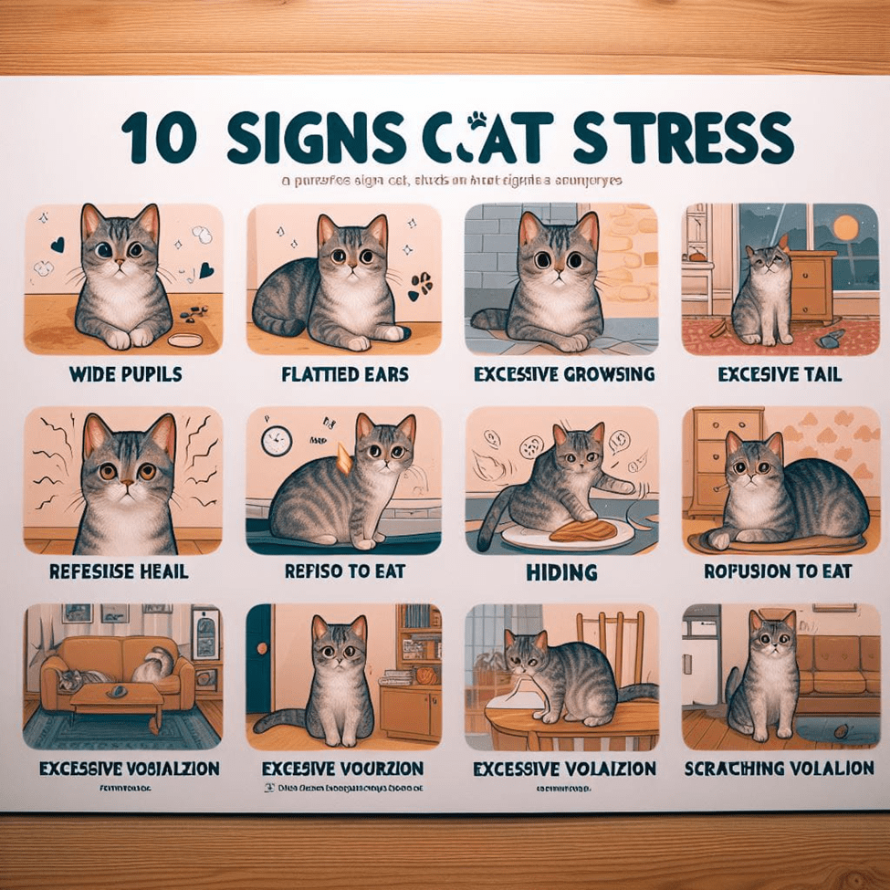 10 Signs of Cat Stress